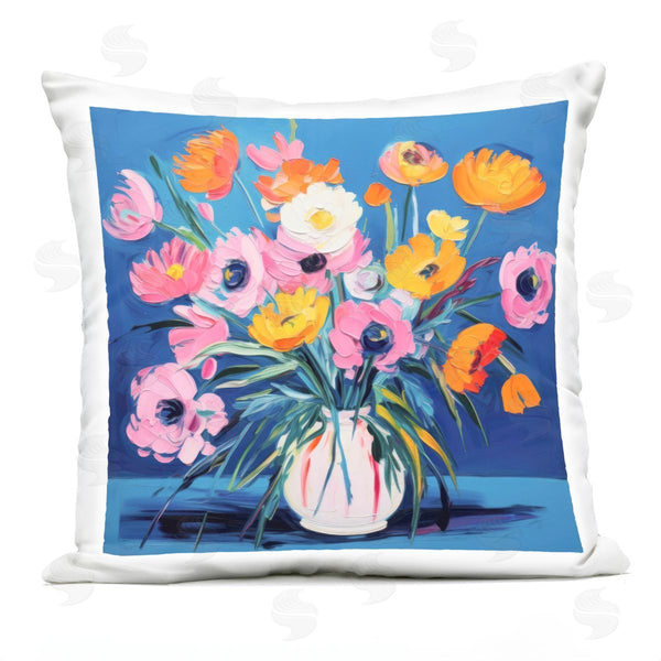 Stupell Industries LSR Design Studio | Bright Poppies Bouquet Printed Throw Pillow