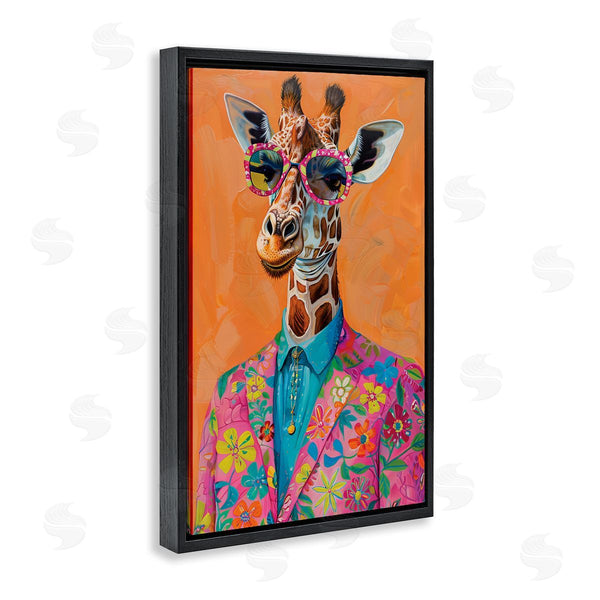 Stupell Industries LSR Design Studio | Bright & Trendy Giraffe In Suit