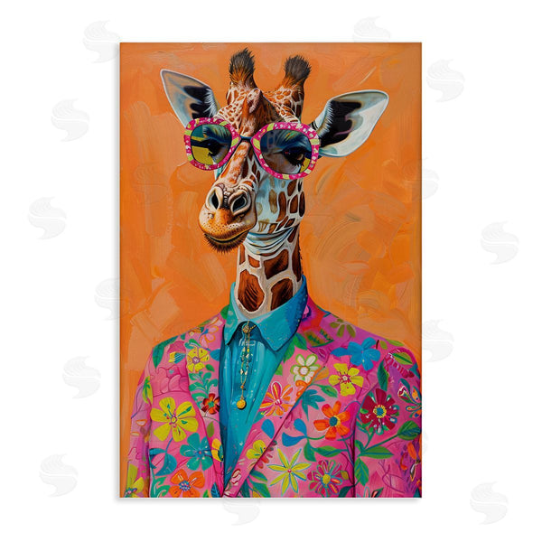 stupell industries LSR Design Studio | Bright & Trendy Giraffe in Suit