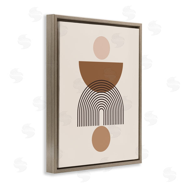 Stupell Industries LSR Design Studio | Brown & Beige Shapes Wall Art