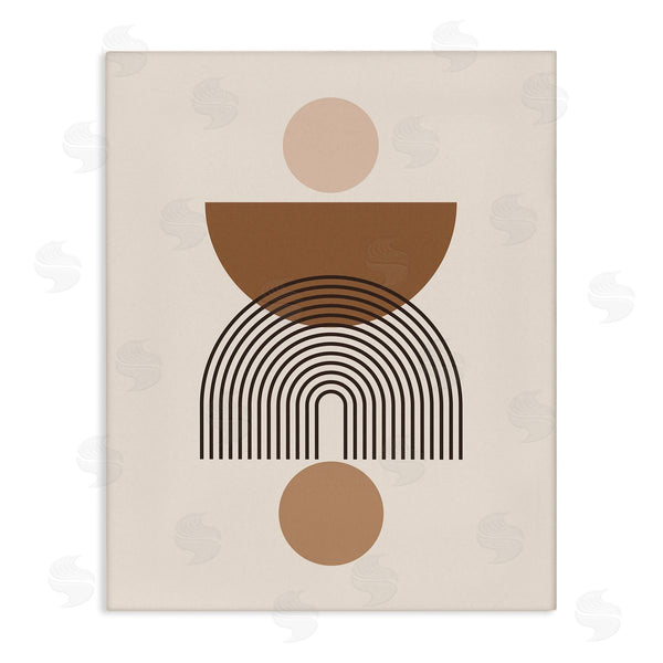 stupell industries LSR Design Studio | Brown & Beige Shapes Wall Art