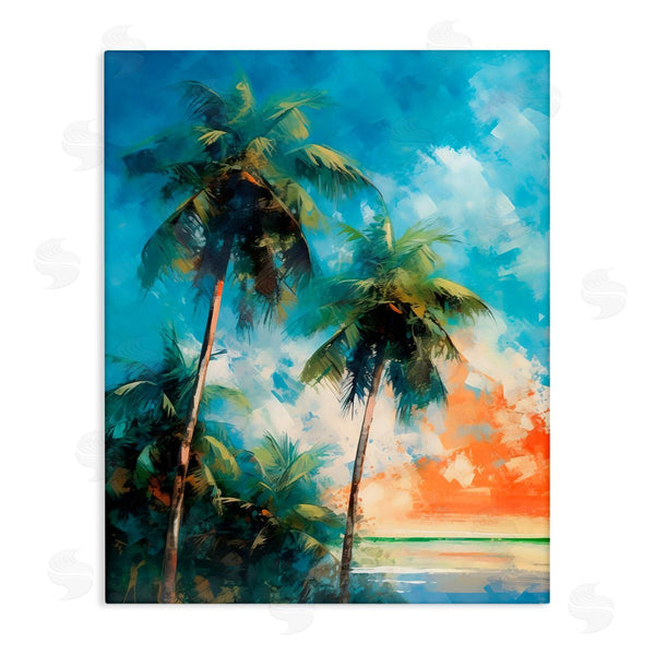 stupell industries LSR Design Studio | Brushed Palms at Sunset