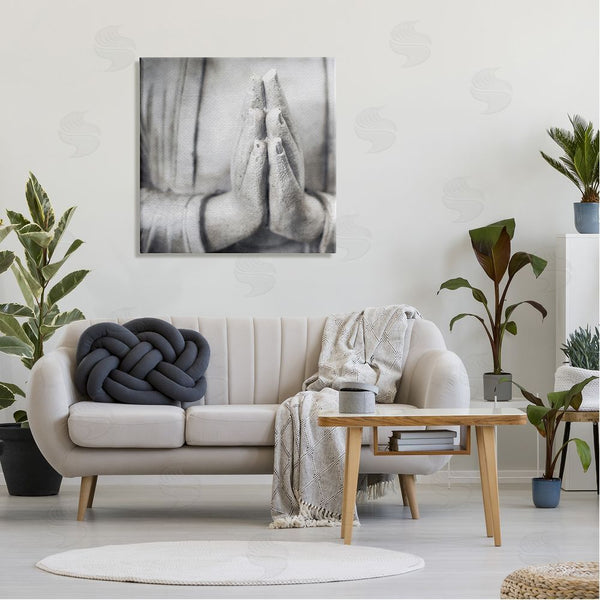 Stupell Industries LSR Design Studio | Buddha Prayer Hands Wall Art