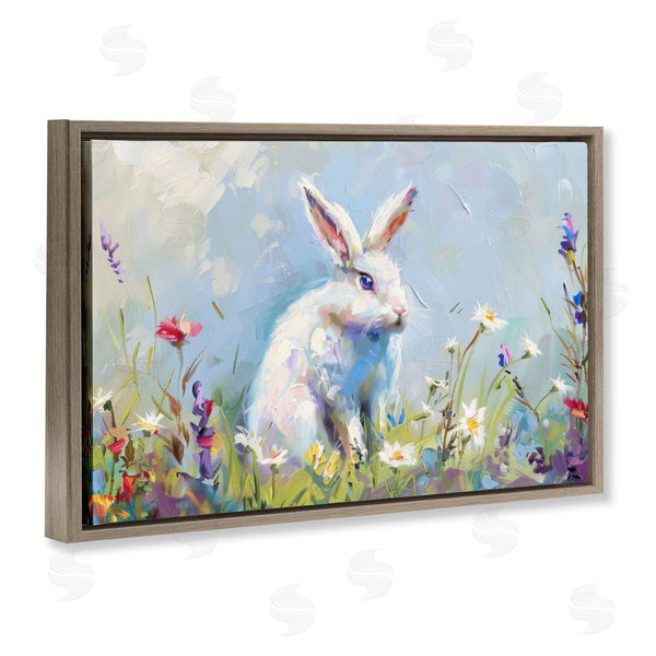 Stupell Industries LSR Design Studio | Bunny In Spring Meadow