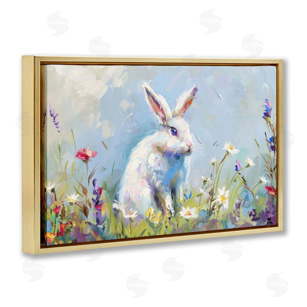 Stupell Industries LSR Design Studio | Bunny In Spring Meadow
