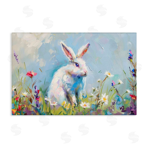 stupell industries LSR Design Studio | Bunny In Spring Meadow