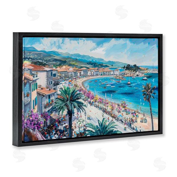 Stupell Industries LSR Design Studio | Busy Summer Beach Town