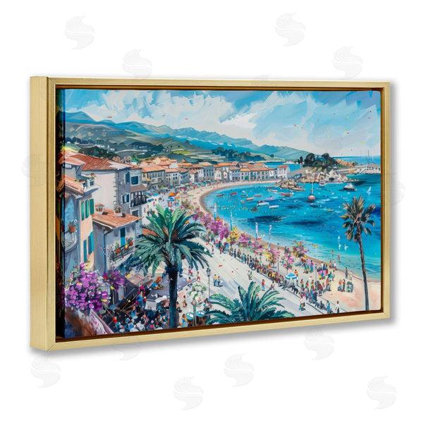 Stupell Industries LSR Design Studio | Busy Summer Beach Town