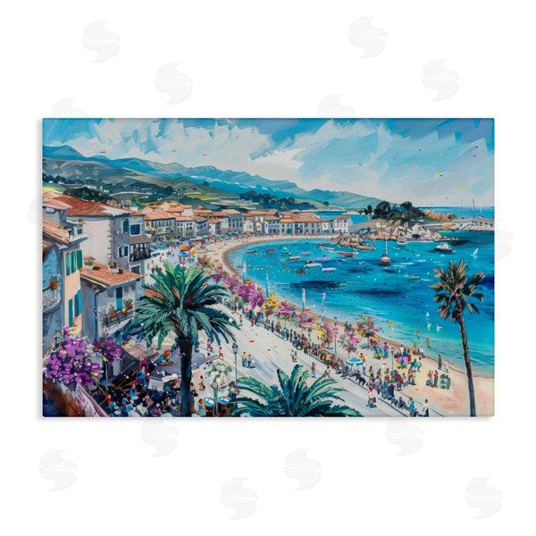 stupell industries LSR Design Studio | Busy Summer Beach Town