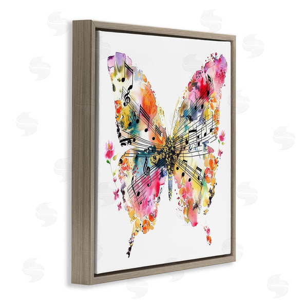 Stupell Industries LSR Design Studio | Butterfly & Music Notes