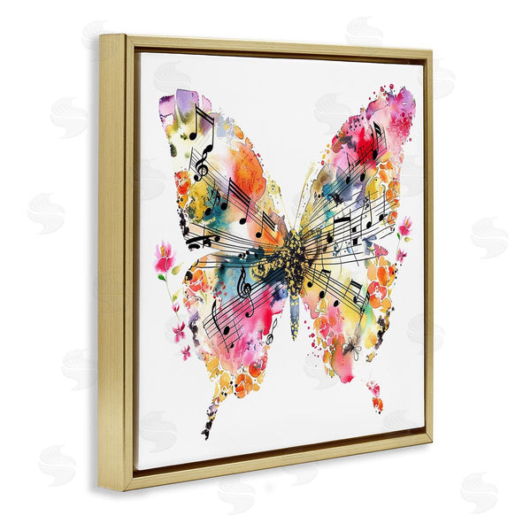 Stupell Industries LSR Design Studio | Butterfly & Music Notes
