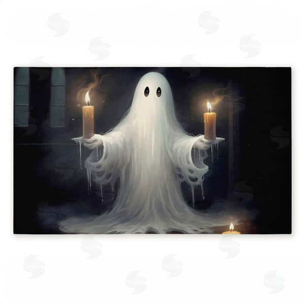 stupell industries LSR Design Studio | Candlelit Spectral Ghost Non-Woven Door Mat