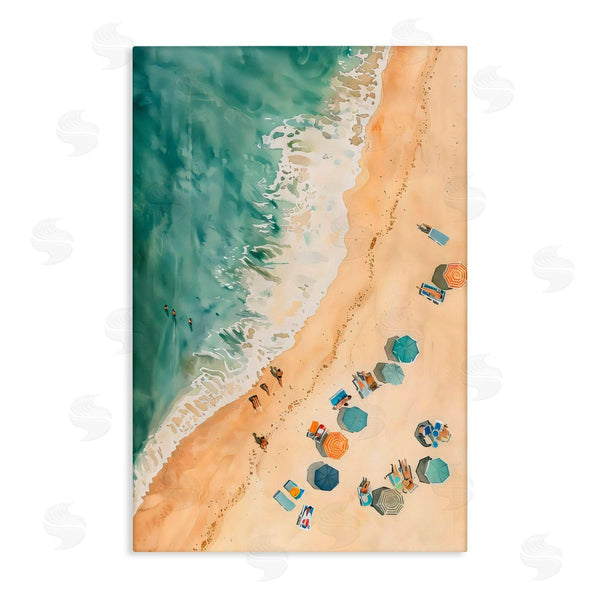 stupell industries LSR Design Studio | Casual Beach Aerial Perspective
