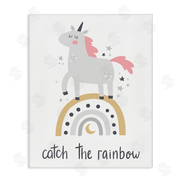stupell industries LSR Design Studio | Catch The Rainbow Unicorn Wall Art