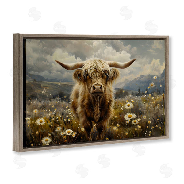 Stupell Industries LSR Design Studio | Cattle In Daisy Field