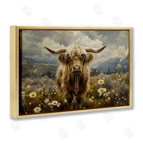 Stupell Industries LSR Design Studio | Cattle In Daisy Field