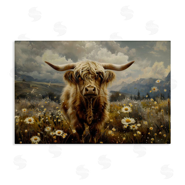 stupell industries LSR Design Studio | Cattle in Daisy Field