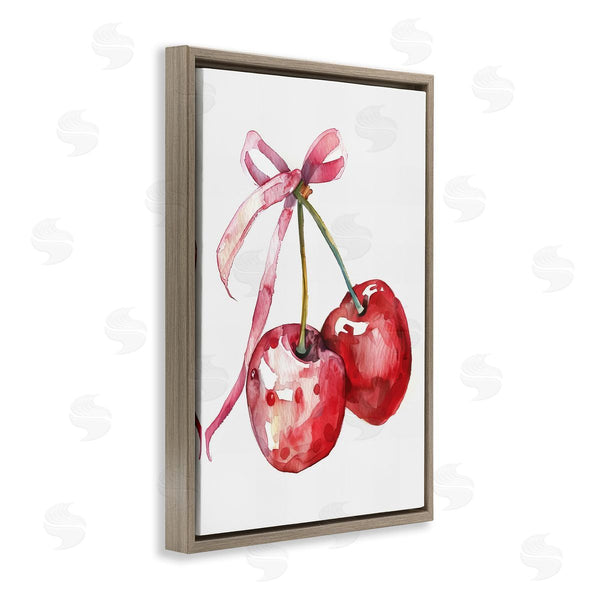 Stupell Industries LSR Design Studio | Cherries Tied In Ribbon