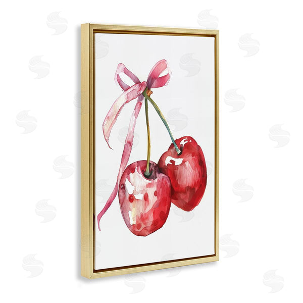 Stupell Industries LSR Design Studio | Cherries Tied In Ribbon