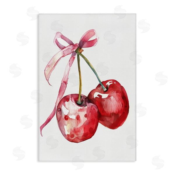stupell industries LSR Design Studio | Cherries Tied in Ribbon