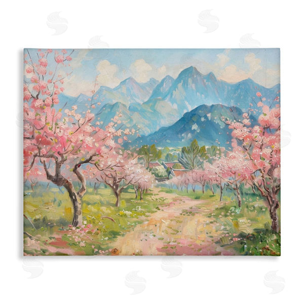stupell industries LSR Design Studio | Cherry Blossom Mountains
