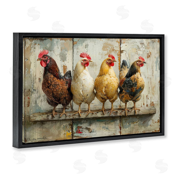 Stupell Industries LSR Design Studio | Chickens In A Row