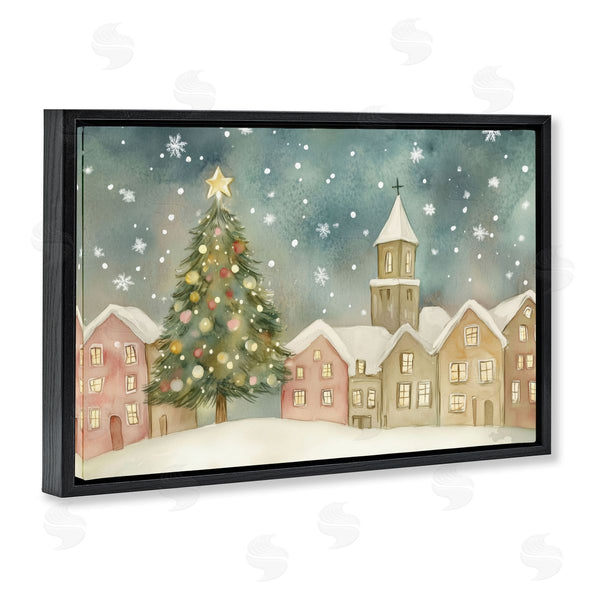 Stupell Industries LSR Design Studio | Christmas Village Snowfall