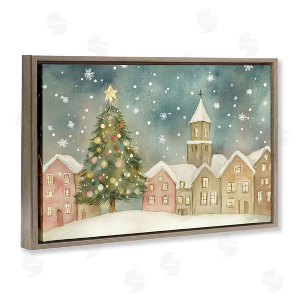 Stupell Industries LSR Design Studio | Christmas Village Snowfall