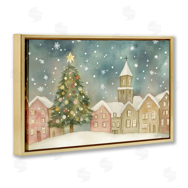 Stupell Industries LSR Design Studio | Christmas Village Snowfall