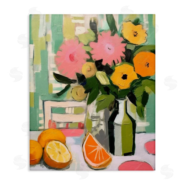 stupell industries LSR Design Studio | Citrus Slices & Bouquet