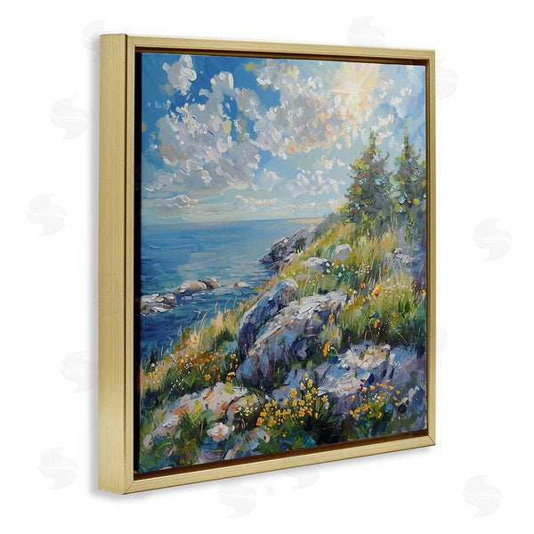 Stupell Industries LSR Design Studio | Cliffside Sea View