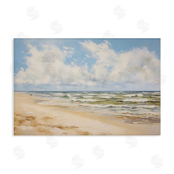 stupell industries LSR Design Studio | Cloudy Summer Beach