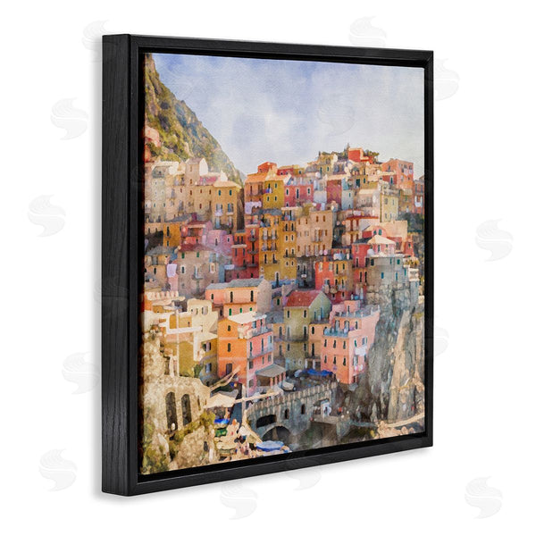 Stupell Industries LSR Design Studio | Coastal Italian Town Wall Art