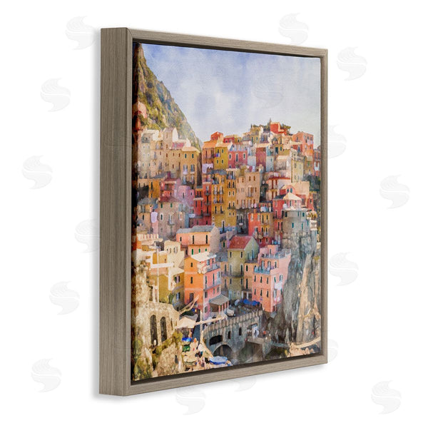 Stupell Industries LSR Design Studio | Coastal Italian Town Wall Art