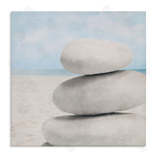 stupell industries LSR Design Studio | Coastal Stacked Rocks Wall Art