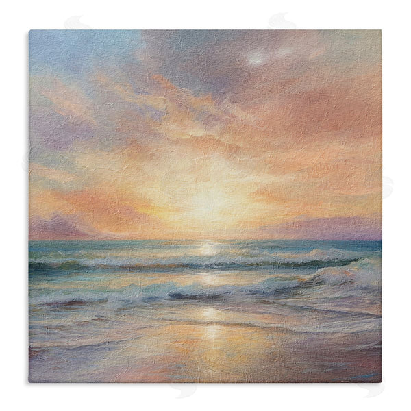 stupell industries LSR Design Studio | Coastal Sunset Reflection Wall Art