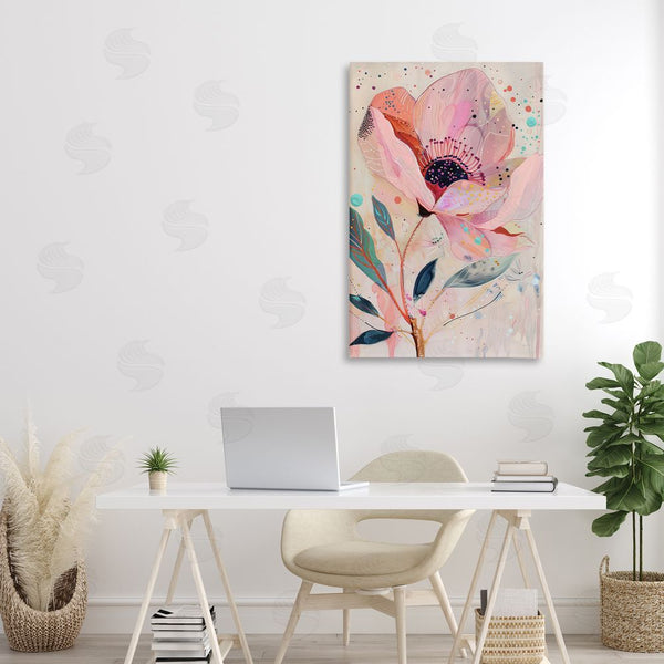 Stupell Industries LSR Design Studio | Colorful Dots Pink Poppy Wall Art