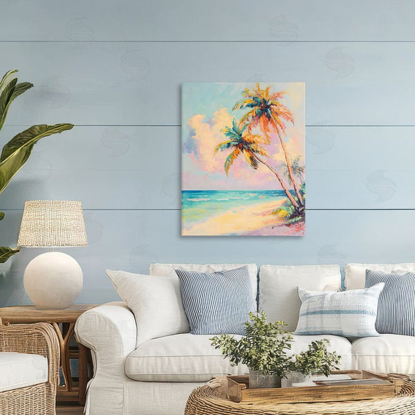 Stupell Industries LSR Design Studio | Colorful Pastels Coastal Scene