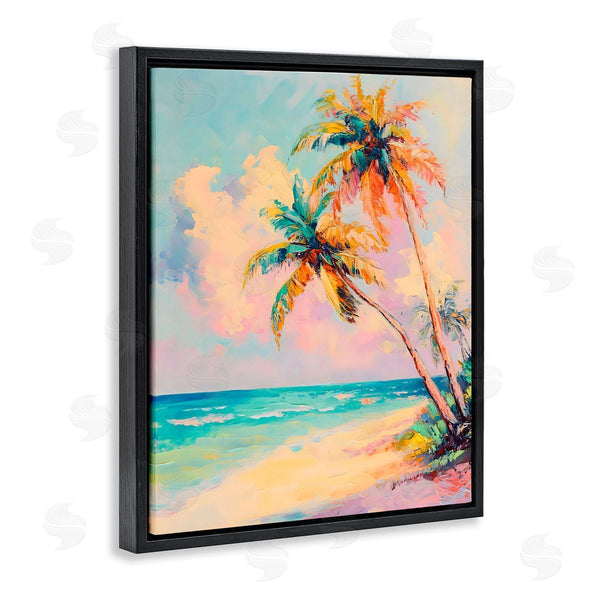 Stupell Industries LSR Design Studio | Colorful Pastels Coastal Scene