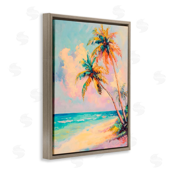 Stupell Industries LSR Design Studio | Colorful Pastels Coastal Scene
