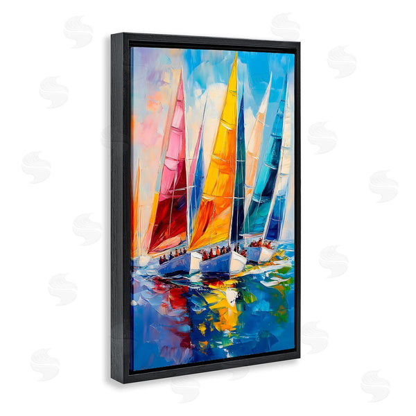 Stupell Industries LSR Design Studio | Colorful Sails Regatta