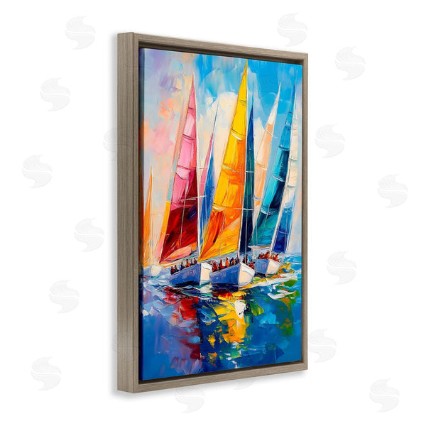 Stupell Industries LSR Design Studio | Colorful Sails Regatta