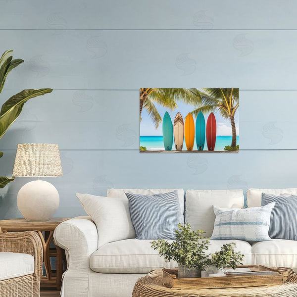 Stupell Industries LSR Design Studio | Colorful Surfboards Shoreline