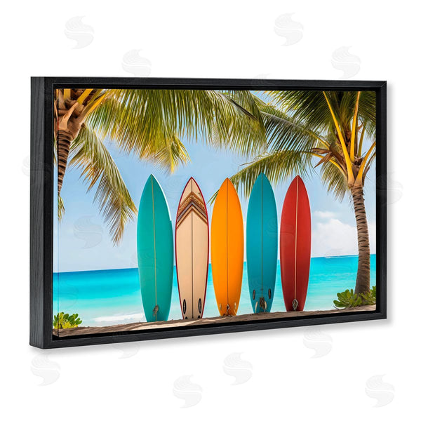 Stupell Industries LSR Design Studio | Colorful Surfboards Shoreline