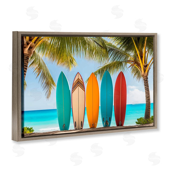 Stupell Industries LSR Design Studio | Colorful Surfboards Shoreline