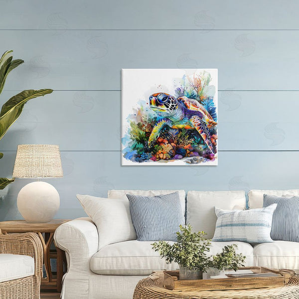 Stupell Industries LSR Design Studio | Coral Sanctuary Sea Turtle