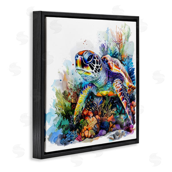 Stupell Industries LSR Design Studio | Coral Sanctuary Sea Turtle