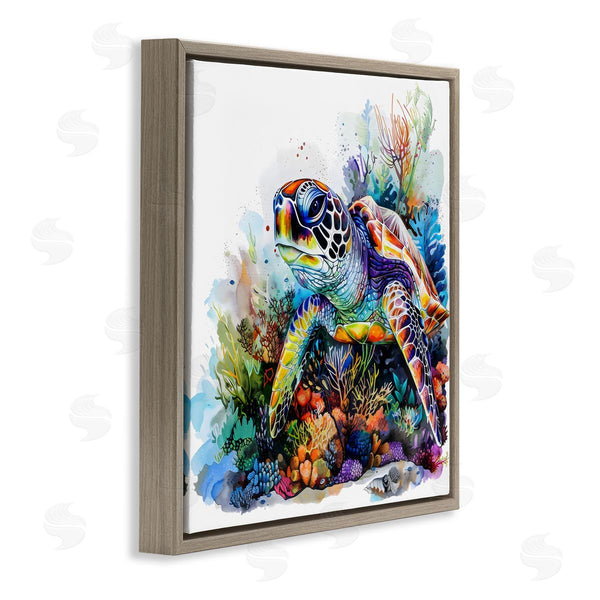 Stupell Industries LSR Design Studio | Coral Sanctuary Sea Turtle