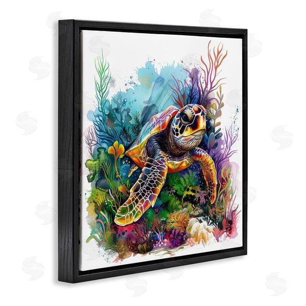 Stupell Industries LSR Design Studio | Coral & Sea Life Turtle
