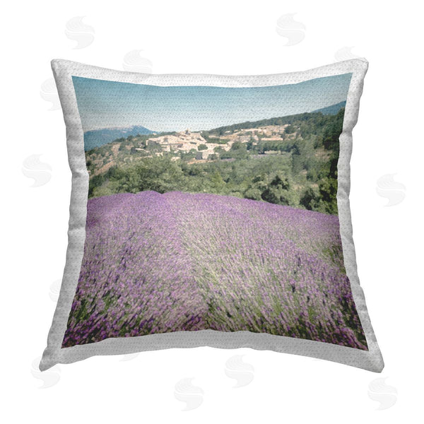 Stupell Industries LSR Design Studio | Countryside Agriculture Landscape Printed Throw Pillow
